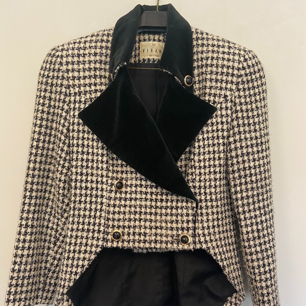 Fyzal Virani Tweed Cutaway "Lion Tamer" Jacket  - Vintage